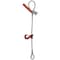 Hsi Sngl Leg Sliding Choker Wire Rope Slng, 7/16 in dia, 4ft L 105B7/16XCHD-04 - alternate 1